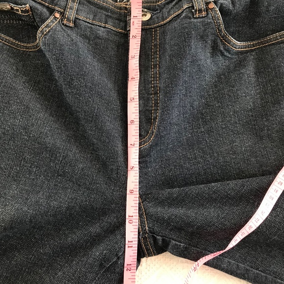 French Dressing Blues Suzanne Strait Leg women's size 10 Petite medium wash jean - Picture 9 of 10